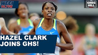 Olympian Hazel Clark and Wiggy battle over what makes a "real athlete"