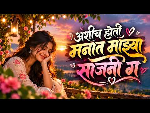 Ashich Hoti Manat Majhya Sajani Ga | Evergreen Marathi #MarathiSong #LataMangeshkar #MarathiLoveSong