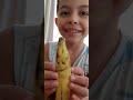 A BANANA ESTÁ SORRINDO PARA MIM! #shorts