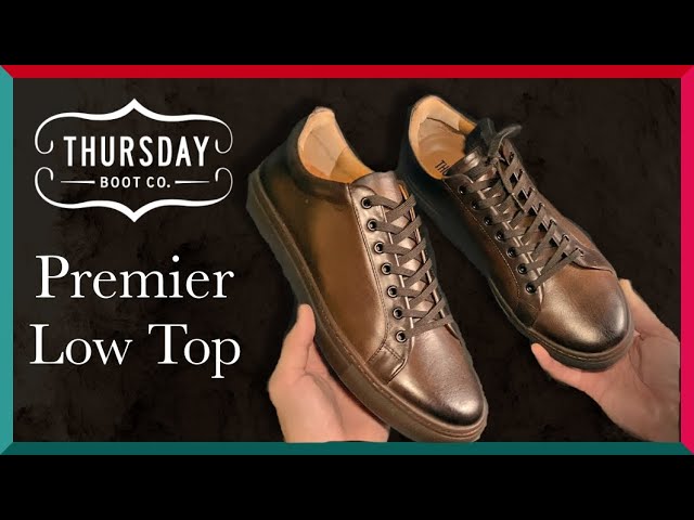 Thursday Boots Premier Low Top Black Vachetta - Impressions + On Feet. 