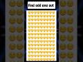 Find odd one out #emojyfind #emoji #iq