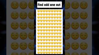 Find odd one out #emojyfind #emoji #iq