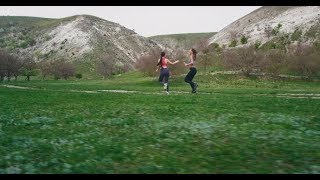 Workout at Nature Two Women Running Through a | Stock Footage - Videohive