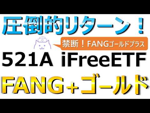 【レバ】禁断のFANG＋ゴールド！圧倒的リターンで打倒ゴルプラシリーズなるか？コスト・パフォーマンスを徹底比較します！