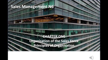 Module 1-2 Principles if organisation