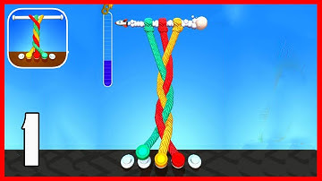 Tangle Master 3D Gameplay All Levels Part 1 | Tangle Master 3D Game