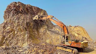Download Lagu HILL DESTRUCTION: How to Break a Hill with an Excavator Machine! #excavators #stonemachinery #jcb  MP3
