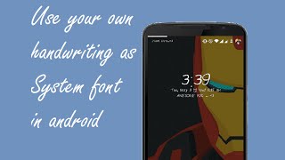 How to use  your own handwriting as a font in android screenshot 2