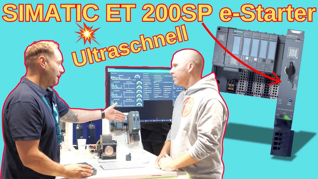 Vollelektronischer Motorstarter⚡ultraschnell, verschleißfrei, im TIA Portal integriert