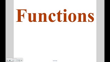 Algebra Lesson 3-2: Functions
