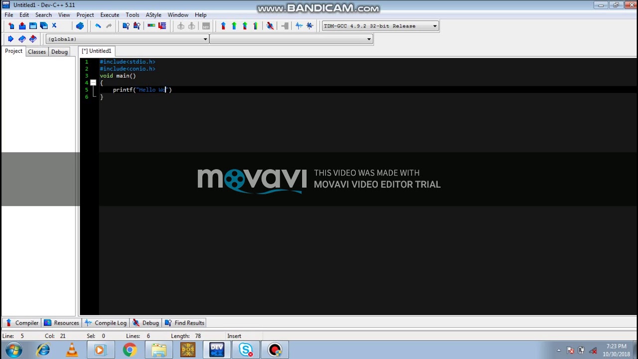 HOW TO MAKE FIRST PROGRAM IN C LANGUAGE - YouTube