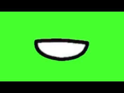 Gacha Mouth Green Screen Animation #3 Free to use! (Smile w/ Teeth