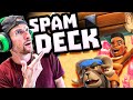 I MADE A NEW ANNOYING SPAM DECK in CLASH ROYALE