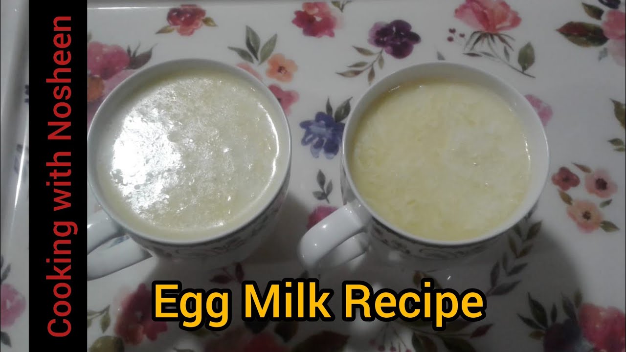 Egg Milk Recipe|Hot Drink Milk for Winter |Cooking with Nosheen Butt
