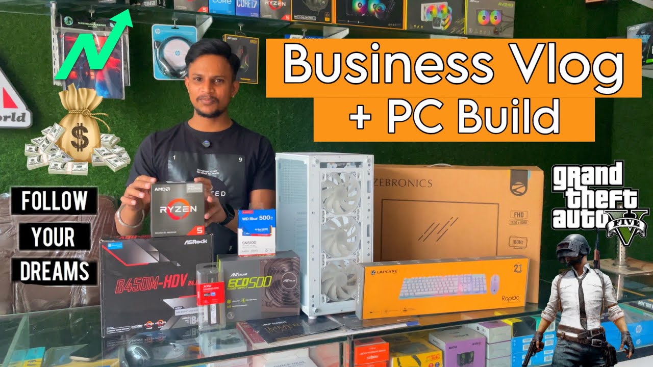 📈 Business Vlog | PC build 🔥