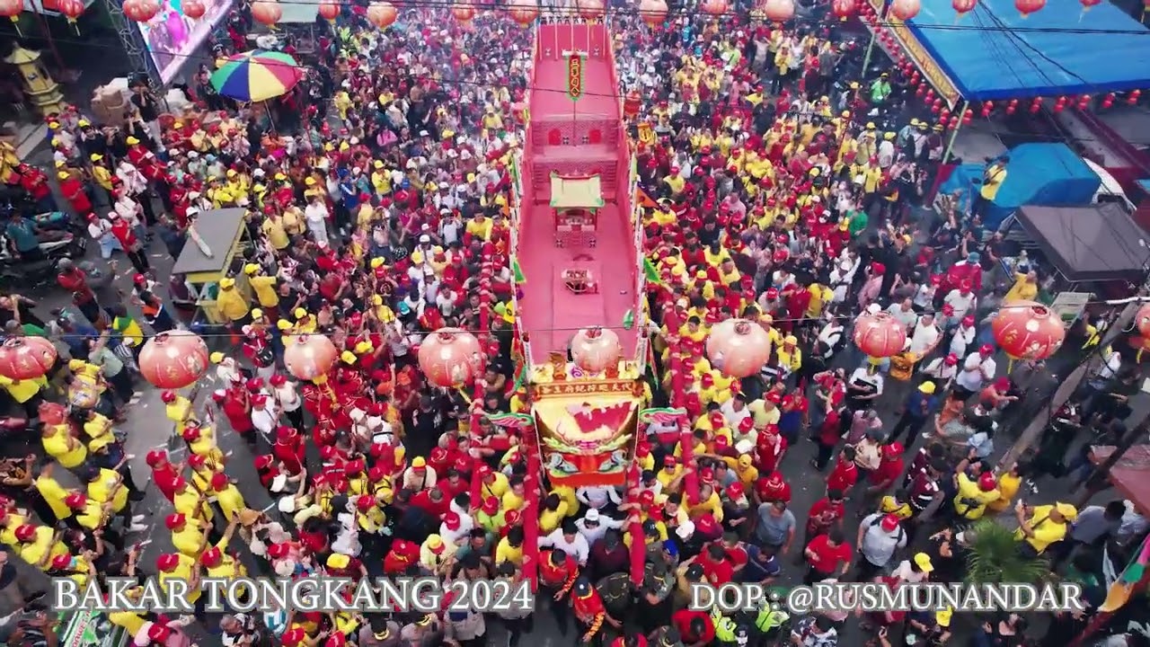 FULL VIDIO DRONE EVENT BAKAR TONGKANG  2024 | BAGANSIAPIAPI | ROKAN HILIR RIAU