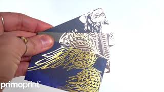 Stamped Foil Business Cards: Rose Gold, Gold, and Copper Foil | Primoprint
