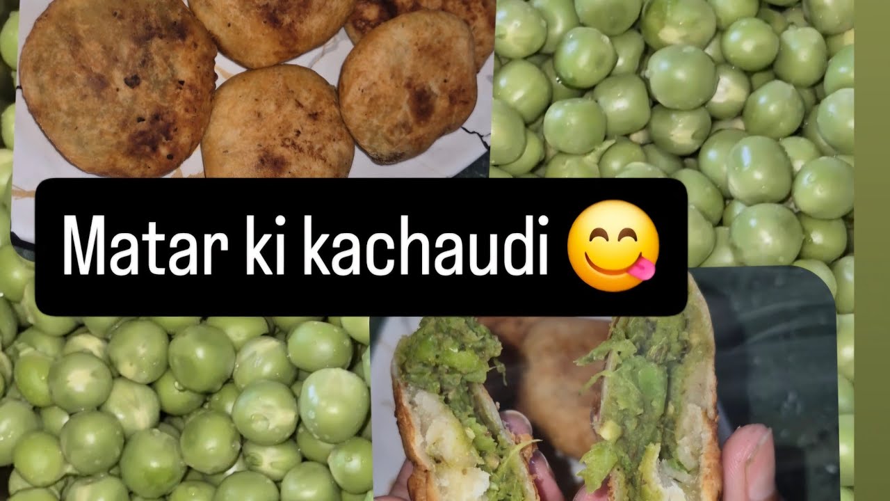 Matar ki kachori 