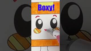 LankyBox Coloring Pages #shorts #boxy