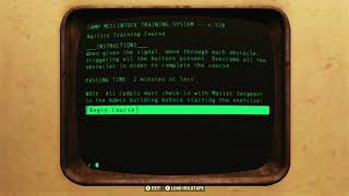 Agility Training Terminal - Fallout 76 Terminal