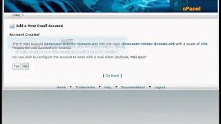 Creating an Email Account - HostPaladin Video Tutorial screenshot 4