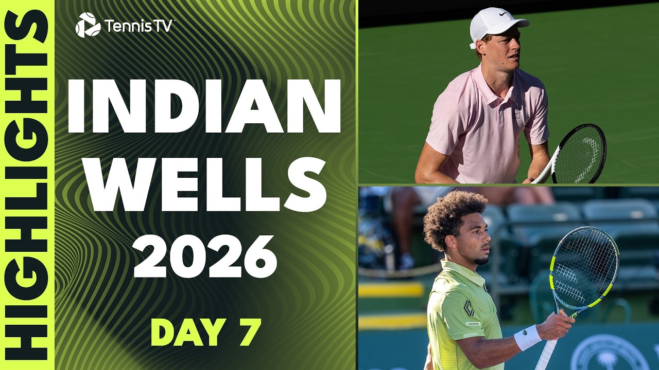 Sinner Vs Fonseca Headlines; Zverev, Fils & Tien Also Feature! 🌴 | Indian Wells 2026 Highlights