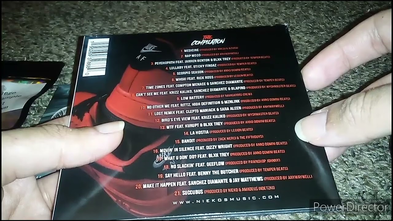 Unboxing Autographed Nieko 4.N.A.F and The Compilation CD's!