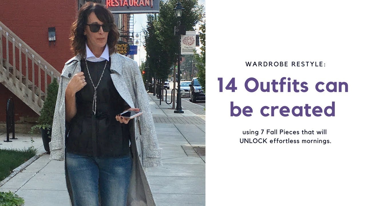 Wardrobe Restyle: 14 Outfits can be created using 7 Fall Pieces