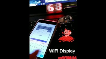 wifi led dot matrix😍😍😍