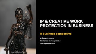 IP and Creative Work Protection In Business - Talk Prepared for Pan Afrikan Design Institute (PADI)
