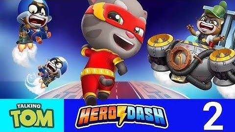 Talking Tom Hero Dash Gameplay Walkthrough Part 2 - Tutorial 2025 (iOS/Android Games)