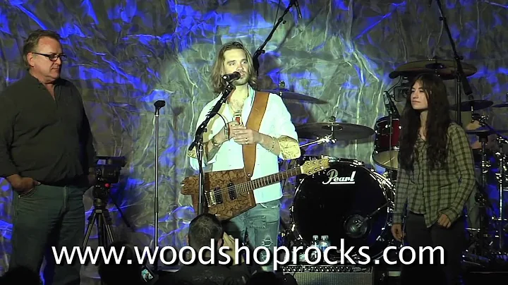 Bo Bice & WoodShop Rocks on stage Alabama guitar, ...