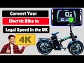How to Convert Allegro E-Bike Speed to UK Legal Limit (Step-by-Step Guide)
