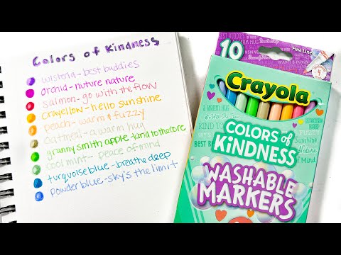 NEW Crayola Clicks Markers: Color Names and How to Use 