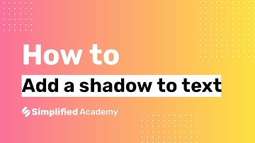 How to add a shadow to text