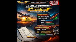 DGCA GNav: Dead Reckoning + Wind Components + Numericals (CRP5) | Full Lecture ✈️🔥