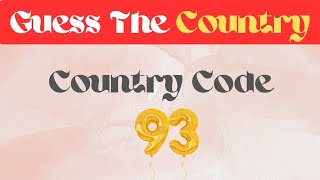 🌍 Guess the Country from the Country Code! | Ultimate Country Code Quiz 🧠 screenshot 1