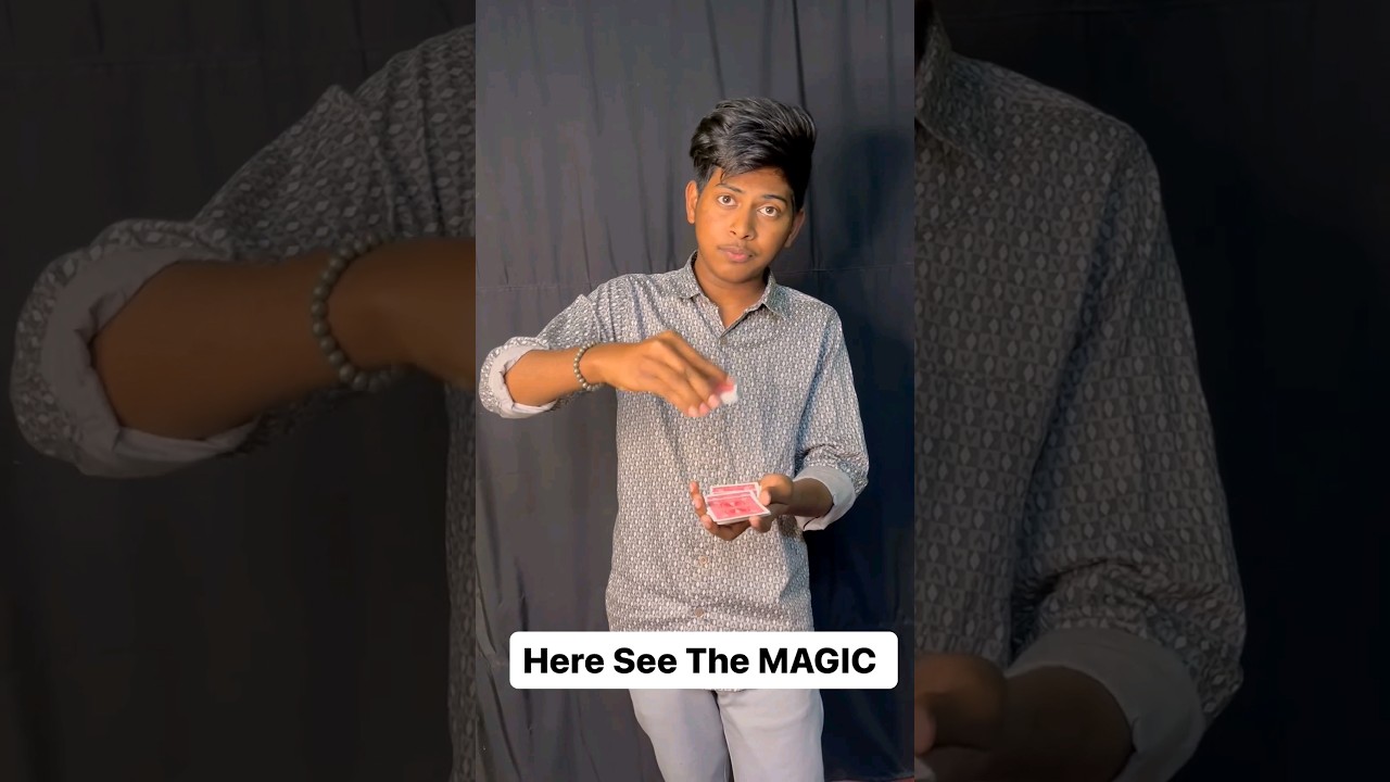 Card magic 🪄 by Assamese magician 