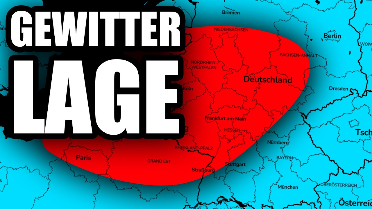 Das könnte die erste Gewitterlage des Jahres werden...