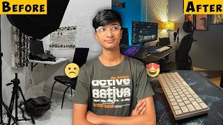 AESTHETIC ROOM MAKEOVER😍| Turning my Room into a Home Studio😁|#roommakeover #roomtour #rohitkalburgi screenshot 2