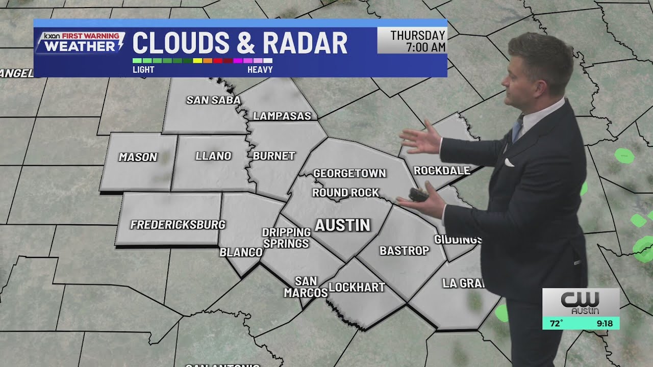 Warmth continues through Christmas before a Sunday cold front | KXAN ...