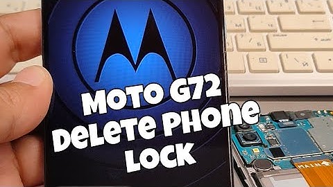 Forgot Phone Lock? Motorola Moto G72  (XT2255), Delete Pin, Pattern, Password Lock.