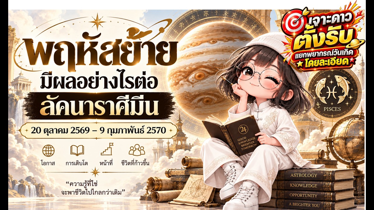 #มีน พฤหัสย้าย 20 ต.ค.69-9 ก.พ.70 |ช่วงปล่อยของ! สู้แล้… — Transcript