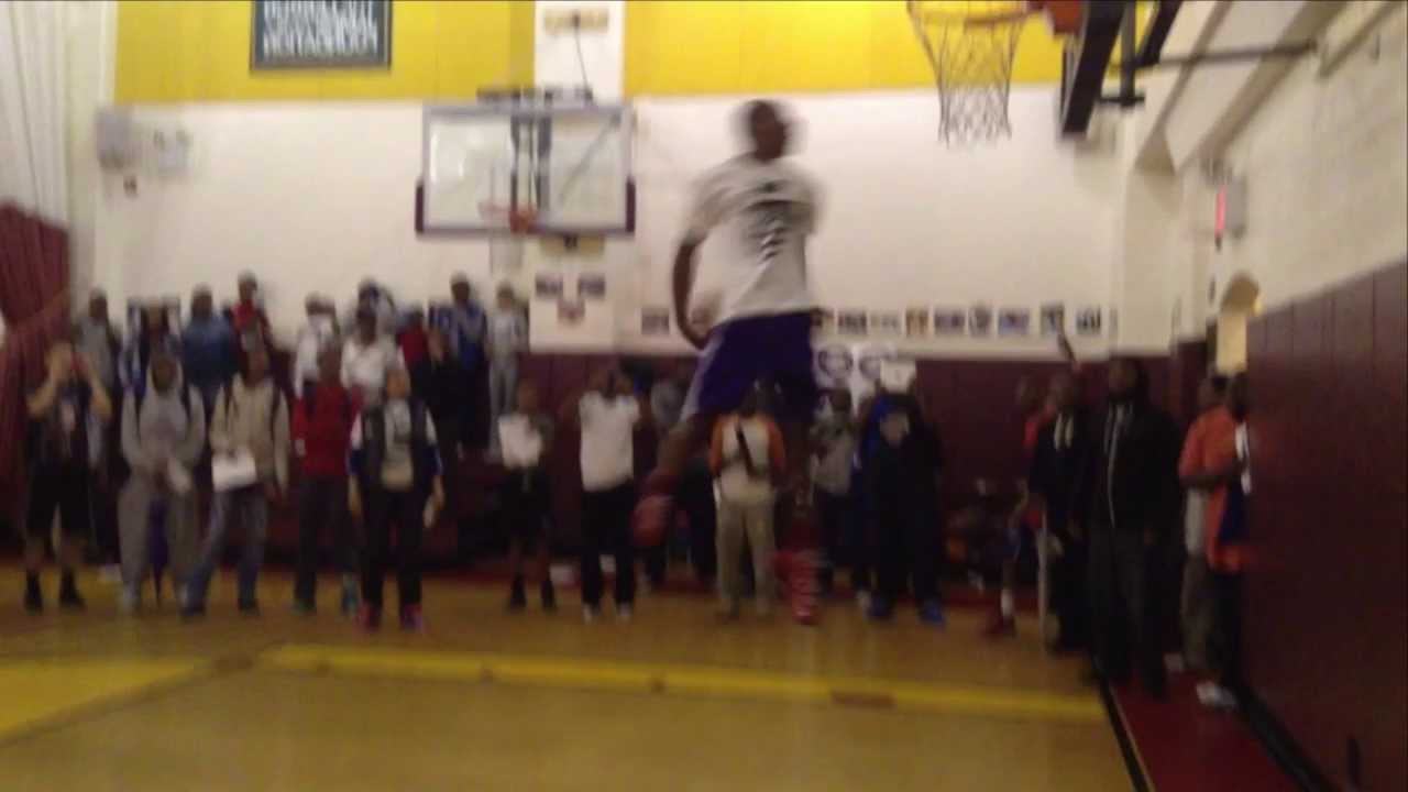 High School Dunk Contest 2013 'Unique Mclean' 'Raheem Small' 'Kadeem