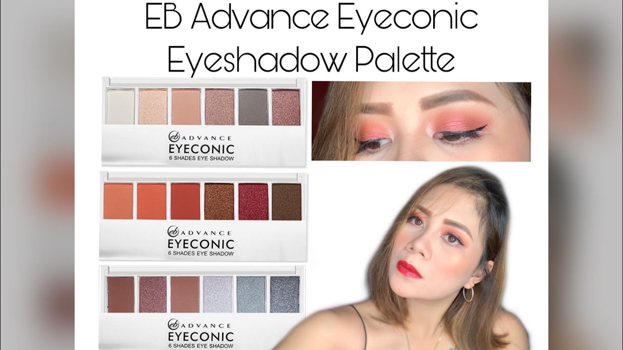 EB ADVANCE EYECONIC EYESHADOW PALETTE Review + Makeup tutorial || GiezelAnnFerrer