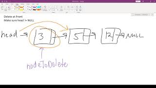 How to Delete a Node at the Front (Head) of a Linked List