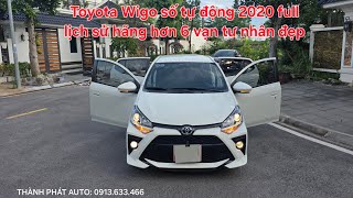 🦄 Toyota Wigo số tự động 2020 full lịch sử hãng hơn 6 vạn đẹp | Xe tư nhân máy số zin | 0913.633.466