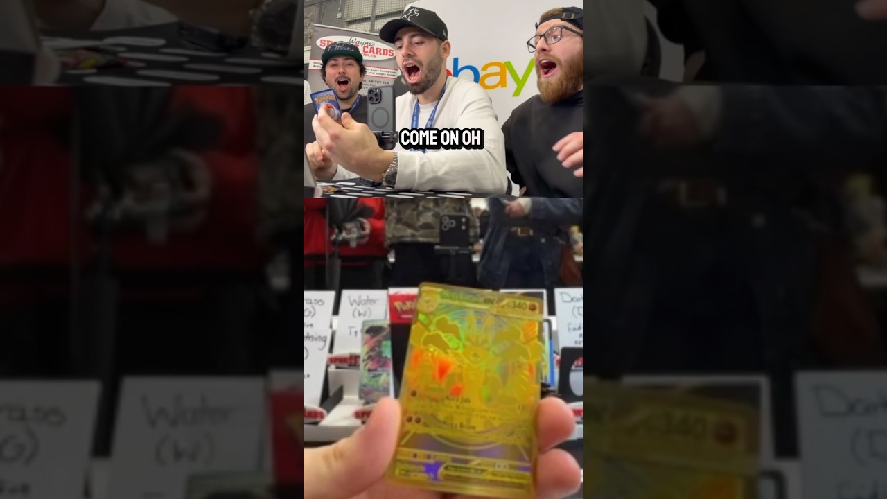 We thought we were cooked… until we hit the biggest card in the set 👀🤯 #pokemon
