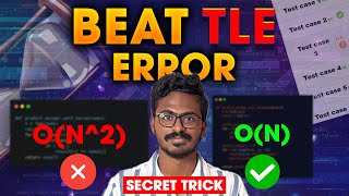 Avoid TLE in Coding Contests and Online Coding Rounds | Simple Trick for Success Wealth