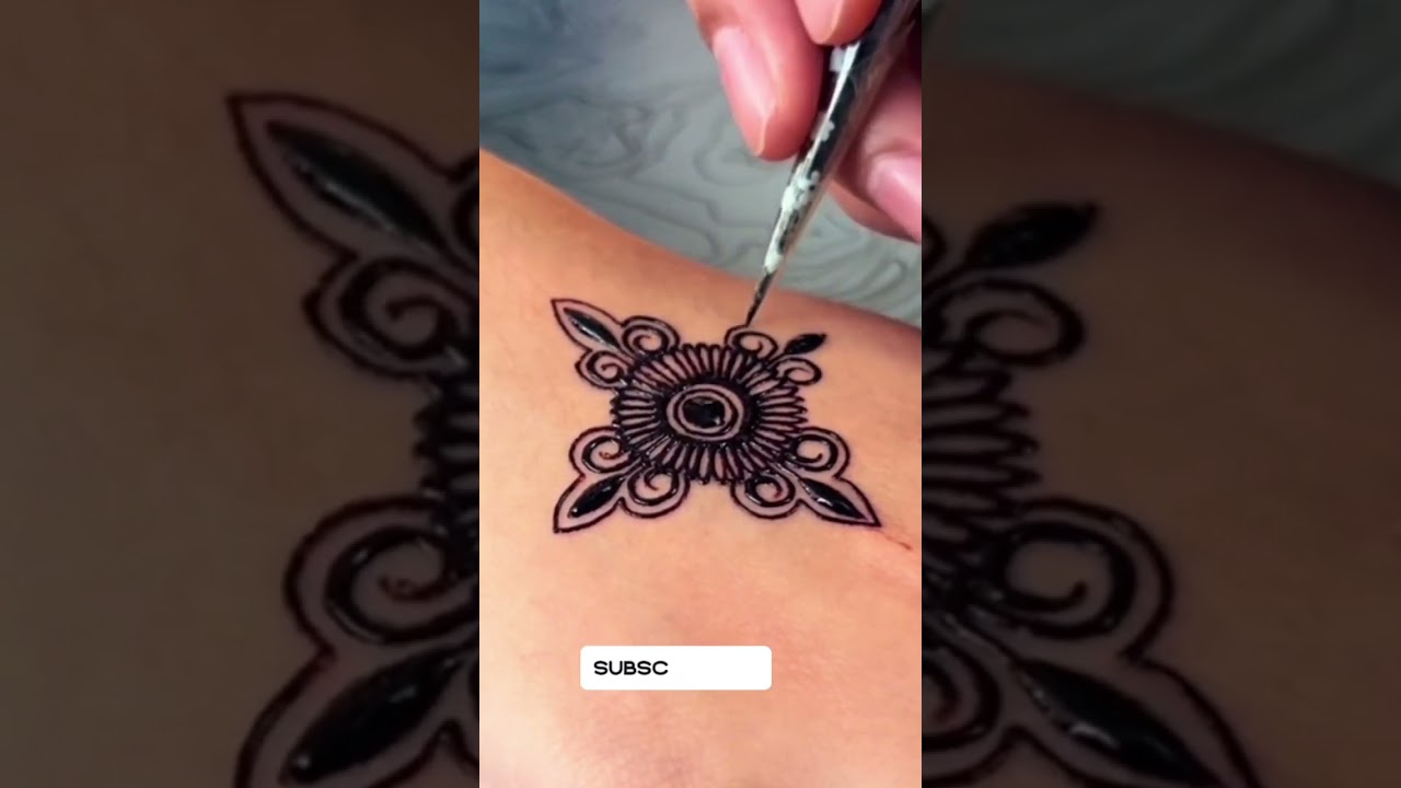 simple and beautiful ❤️ mehndi design 💯 